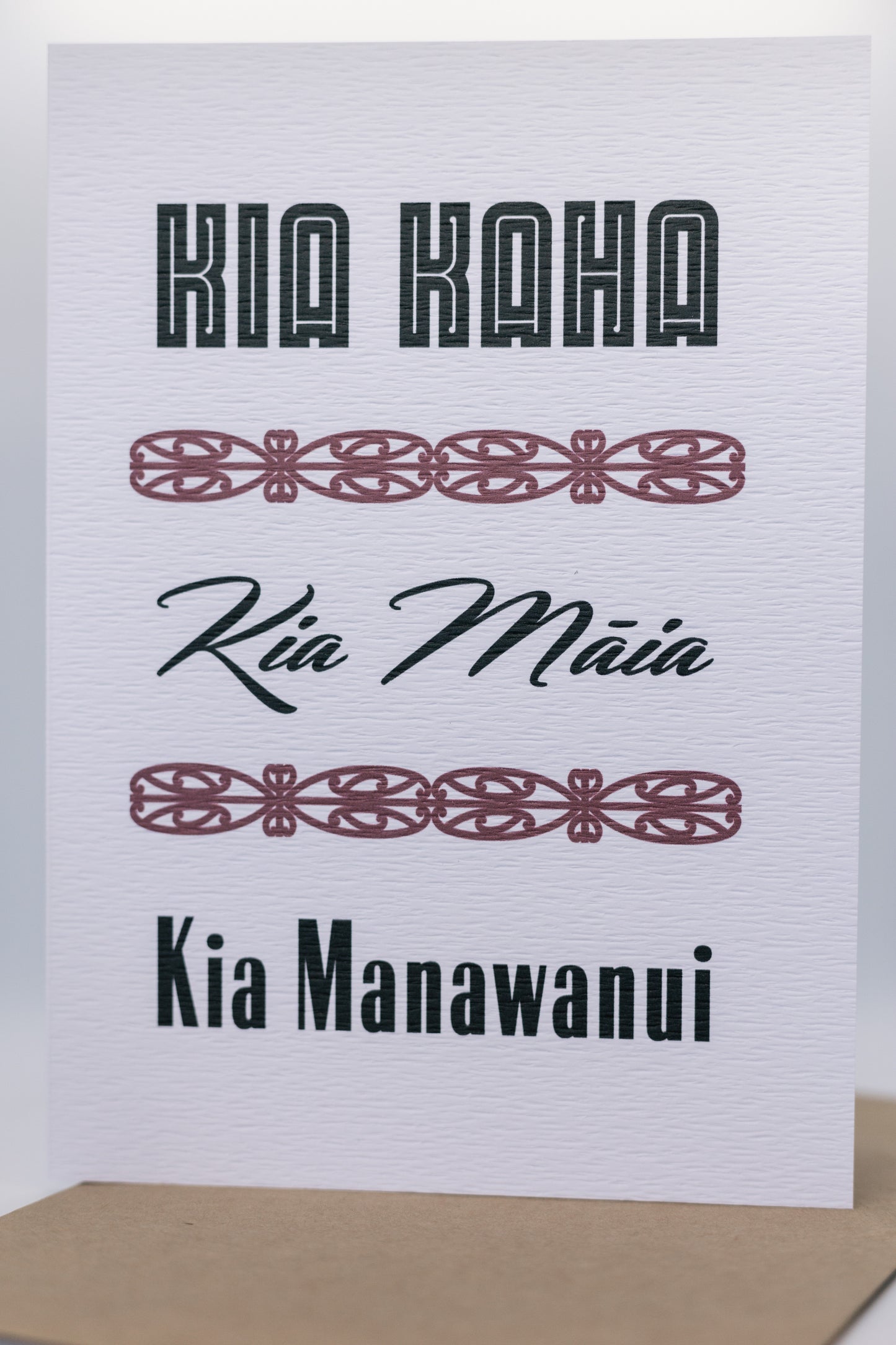 Kia Kaha Kia Maia Kia Manawanui TKC x Heremaia Barlow