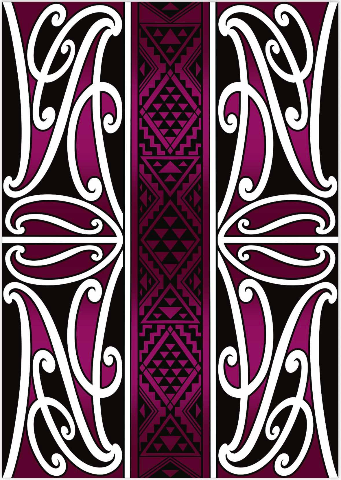 Whakanuia Jumbo Card (Purple) TKC x Wiremu Hati