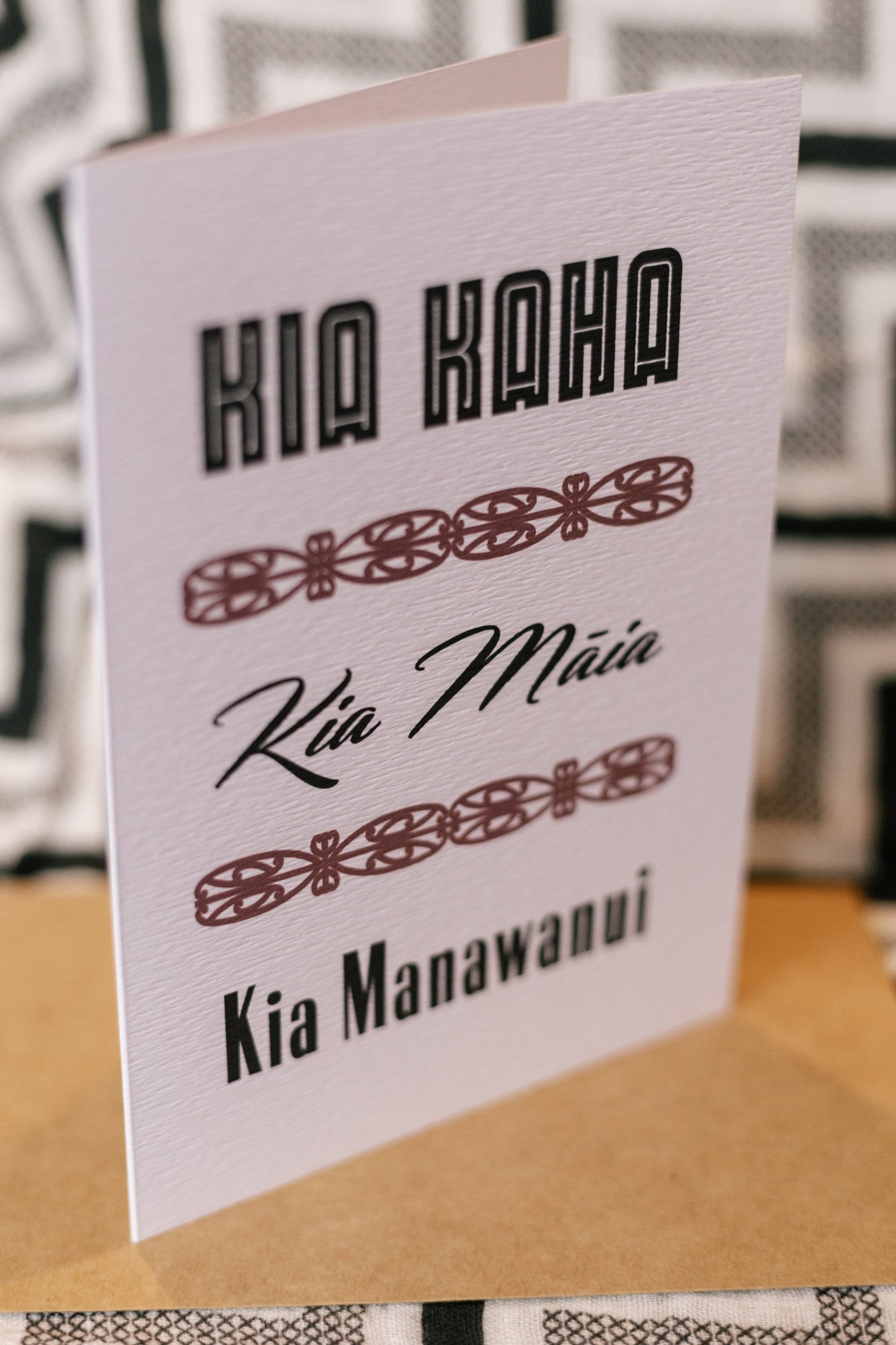Kia Kaha Kia Maia Kia Manawanui TKC x Heremaia Barlow