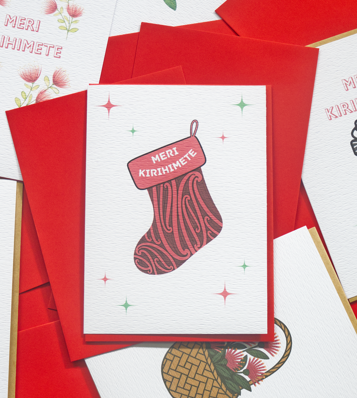 Meri Kirihimete Santa Stocking