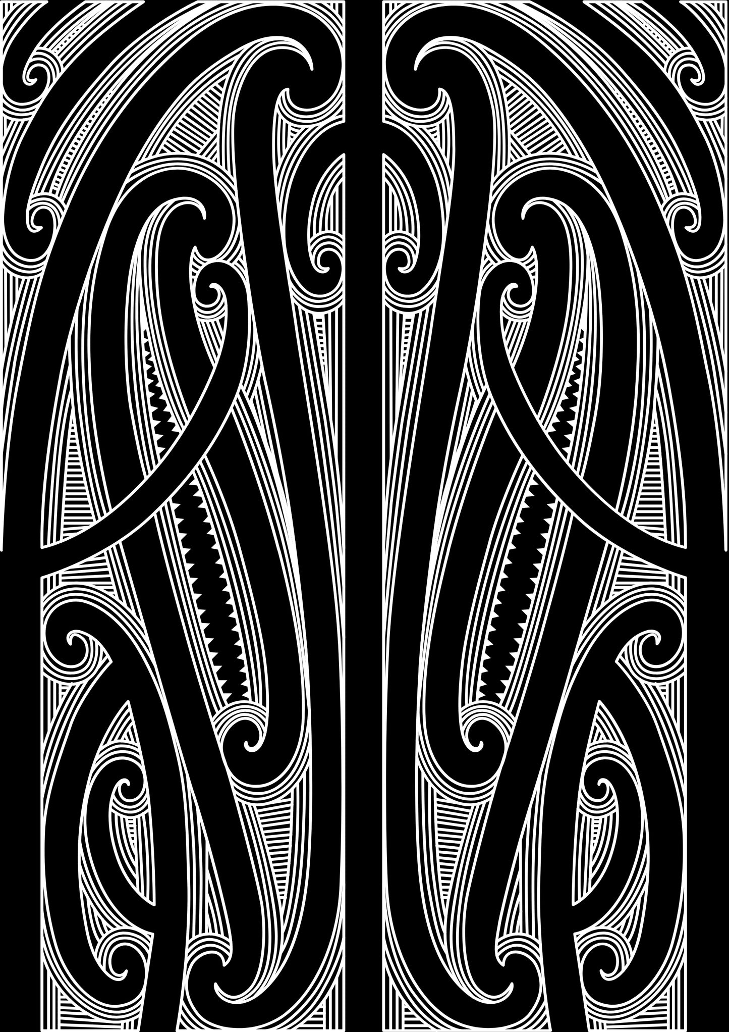 Whakanuia Jumbo Card (Black) TKC x MJC Tamoko