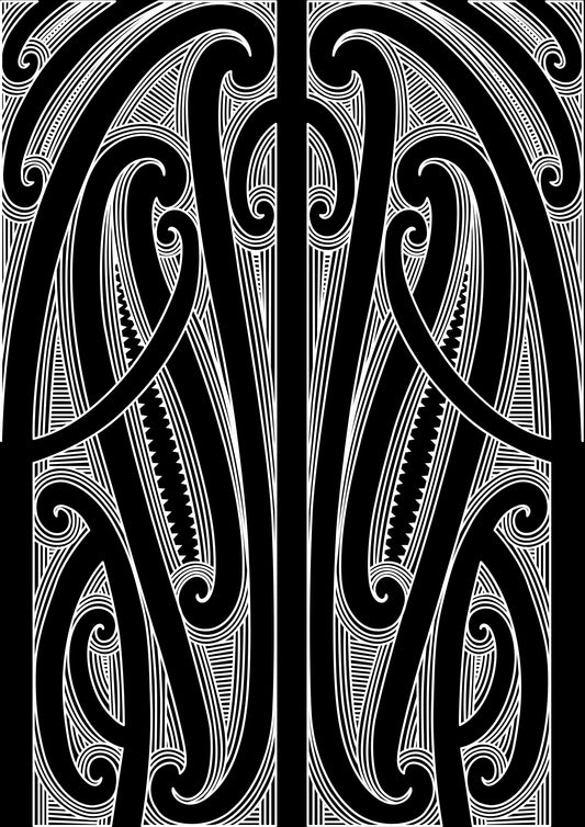 Whakanuia Jumbo Card (Black) TKC x MJC Tamoko