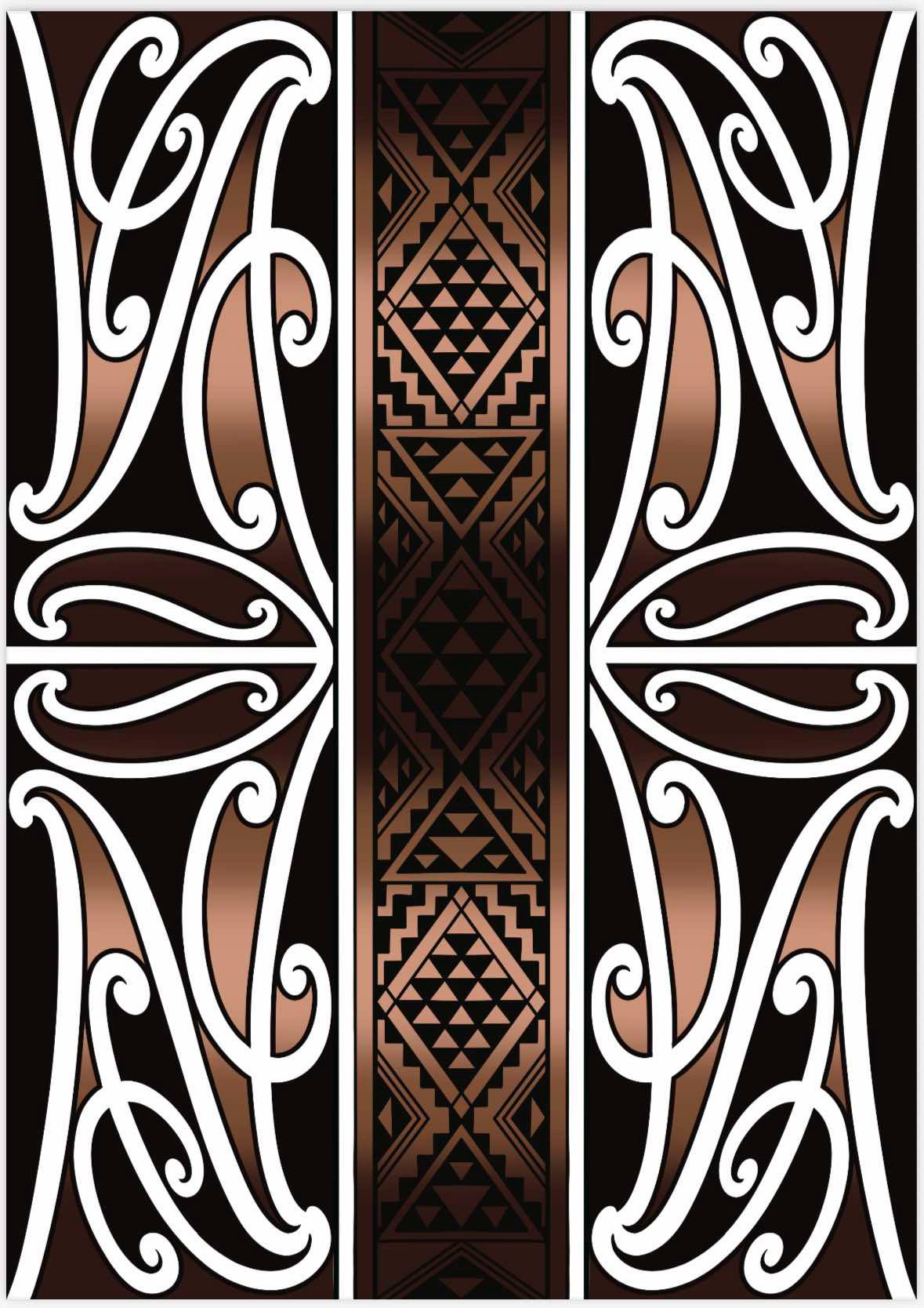 Whakanuia Jumbo Card (Brown) TKC x Wiremu Hati