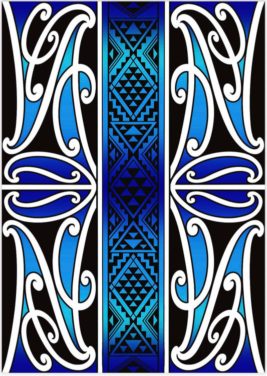 Whakanuia Jumbo Card (Blue) TKC x Wiremu Hati