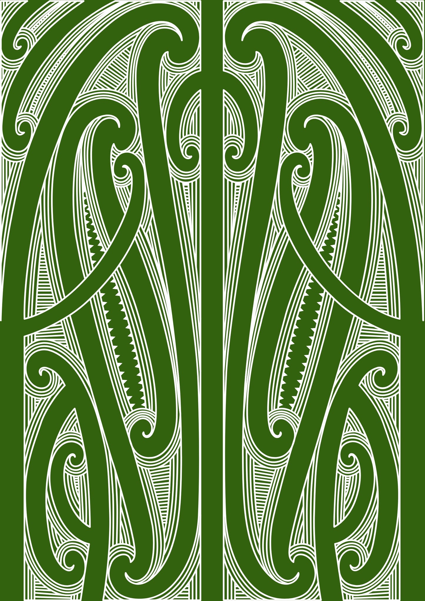 Whakanuia Jumbo Card (Green) TKC x MJC Tamoko