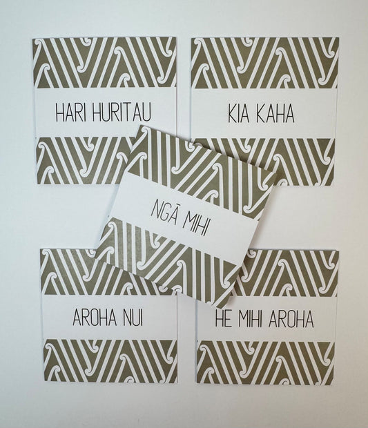 Mini Greeting Cards – Mixed Kupu 10 Pack