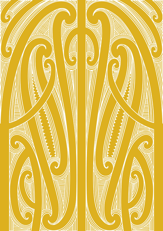 Whakanuia Jumbo Card (Yellow) TKC x MJC Tamoko